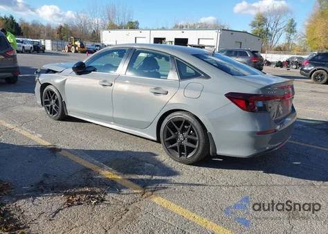 2025 Honda Civic Sport z USA, uszkodzony, nr VIN 2HGFE2F51SH543626